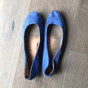 Light blue (periwinkle) flats